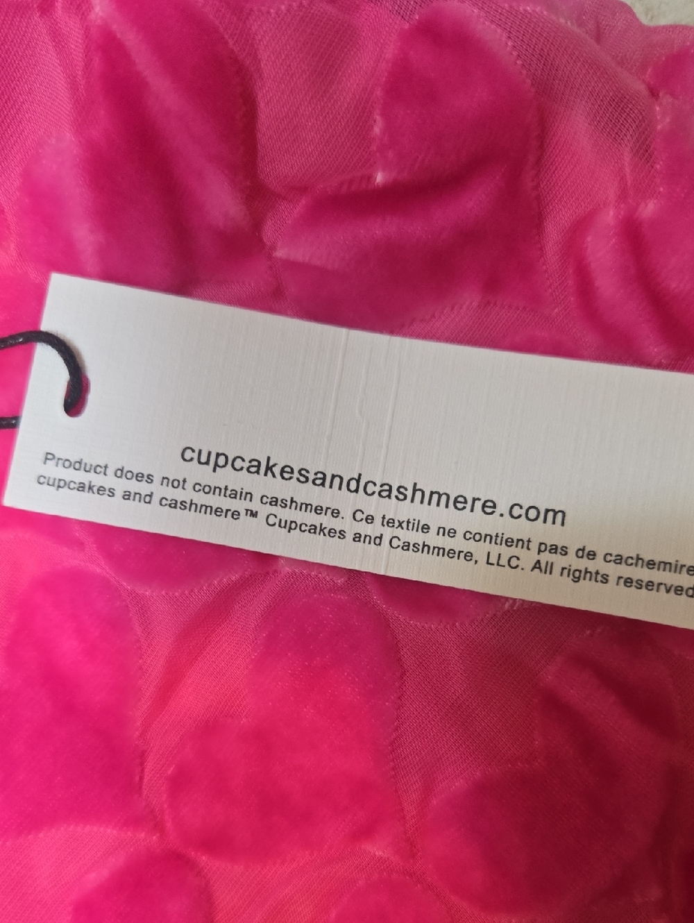 New Cupcakes and Cashmere Pink Velvet Hearts Mini Skirt - Picture 3 of 10